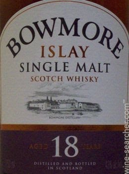 Bowmore 18 Year Old Single Malt Scotch Whisky, Islay, Scotland