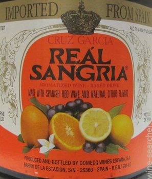 Cruz Garcia Real Sangria, Spain