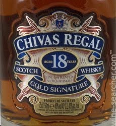 Chivas Regal Gold Signature 18 Year Old Blended Scotch Whisky, Scotland