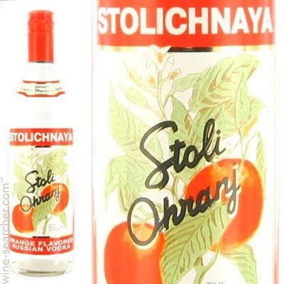 Stolichnaya Ohranj Orange Vodka