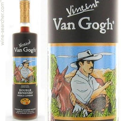 Vincent Van Gogh Double Espresso Double Caffeine Coffee Flavored Vodka, Netherlands