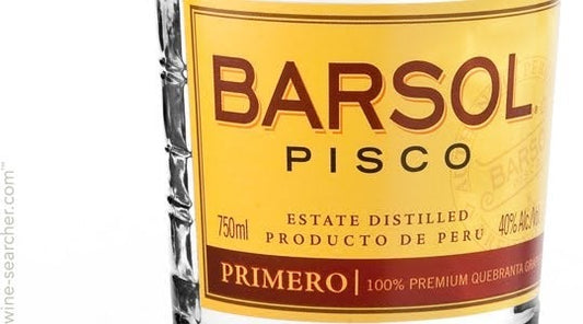 Barsol Primero Pisco Quebranta, Ica Valley, Peru