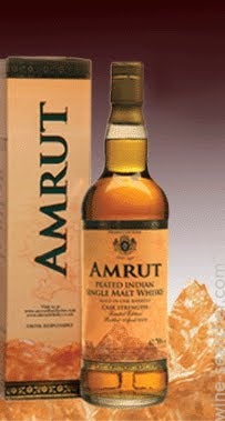 Amrut Peated Cask Strength Single Malt Whisky, India