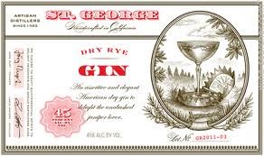 St. George Spirits Dry Rye Gin, USA