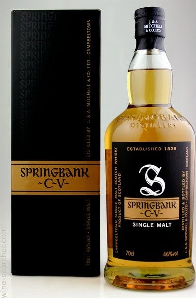 Springbank CV Single Malt Scotch Whisky, Campbeltown, Scotland