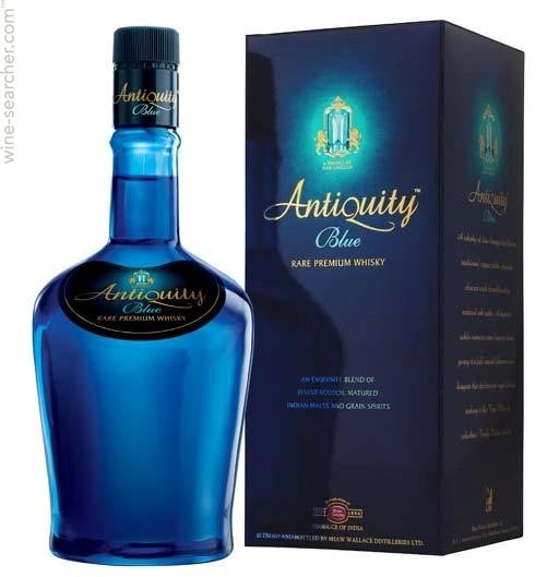 Antiquity Blue Premium Whisky, India