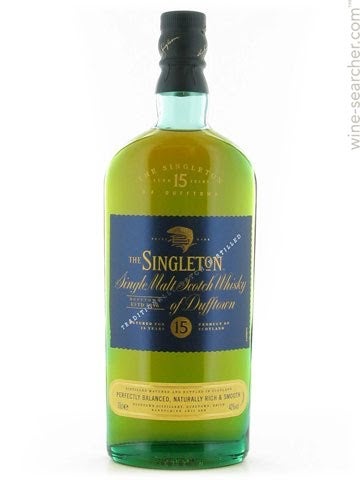 The Singleton of Dufftown 15 Year Old Single Malt Scotch Whisky, Speyside, Scotland