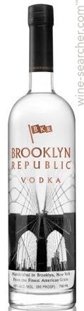 Brooklyn Republic BKR Vodka, New York, USA