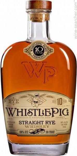 WhistlePig 10 Year Old Straight Rye Whiskey, Vermont, USA