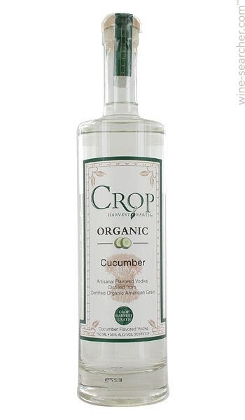 Crop Harvest Earth Organic Cucumber Vodka, USA