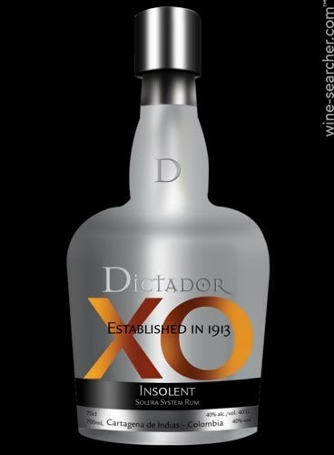 Dictador Solera System Insolent X.O. Rum, Colombia