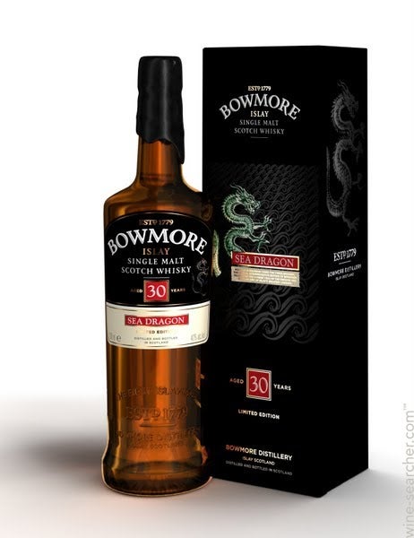 Bowmore 'Sea Dragon' Ceramic Bottle 30 Year Old Single Malt Scotch Whisky, Islay, Scotland