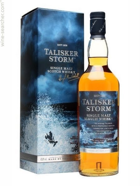 Talisker Storm Single Malt Scotch Whisky, Isle of Skye, Scotland