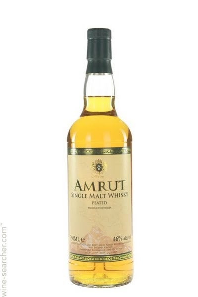 Amrut Peated Aged in Oak Barrels Single Malt Whisky, India