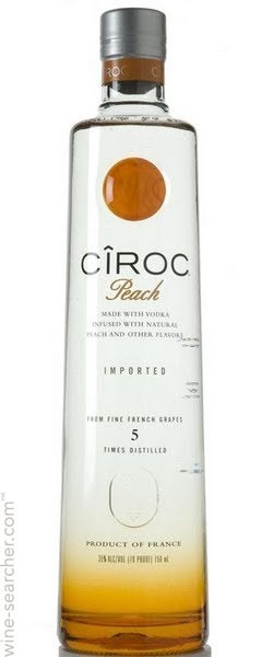 Ciroc Peach Grape Vodka, France