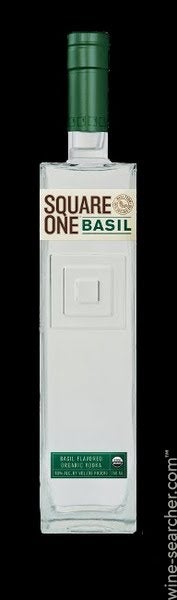 Square One Basil Flavored Organic Vodka, USA