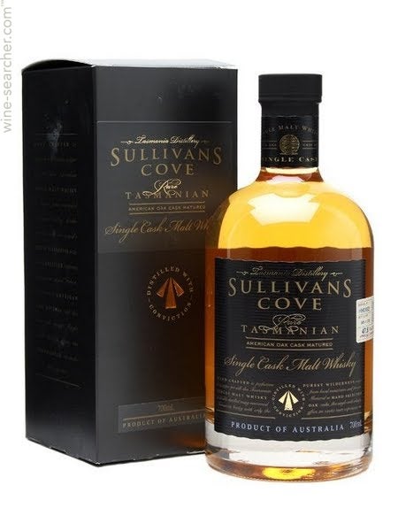 Sullivans Cove American Oak Cask Matured Single Cask Single Malt Australian Whisky, Tasmania, Australia