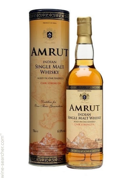 Amrut Cask Strength Single Malt Whisky, India