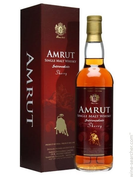 Amrut Intermediate Sherry Matured Single Malt Whisky, India