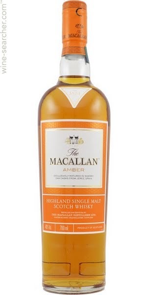 The Macallan 1824 Series 'Amber' Single Malt Scotch Whisky, Speyside - Highlands, Scotland