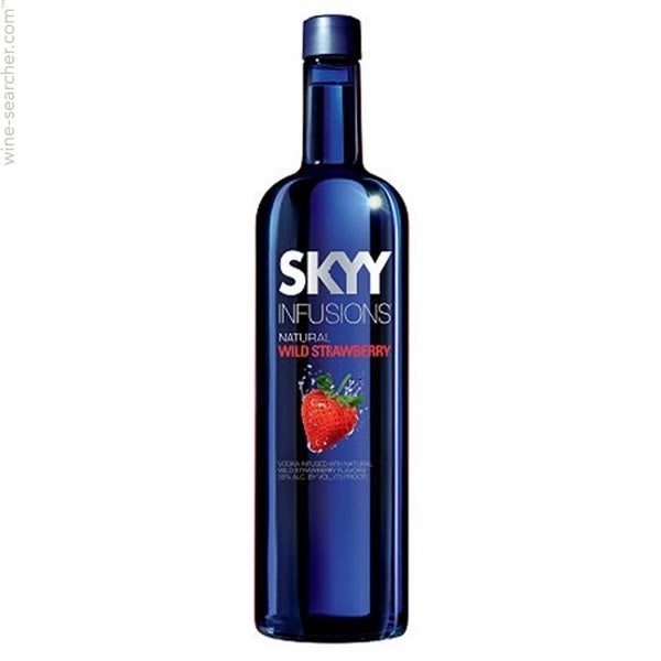 Skyy Infusions Natural Wild Strawberry Infused Vodka, USA