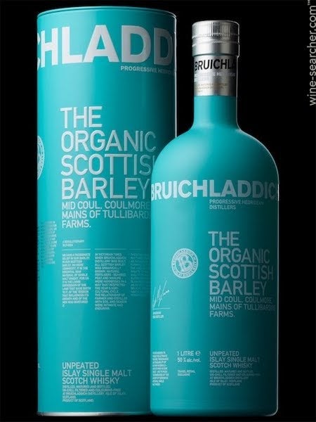 2010 Bruichladdich The Organic Scottish Barley Single Malt Scotch Whisky, Islay, Scotland