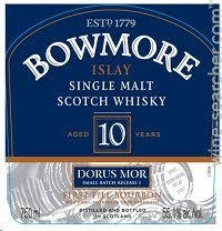 Bowmore Tempest - Dorus Mor 10 Year Old Single Malt Scotch Whisky, Islay, Scotland