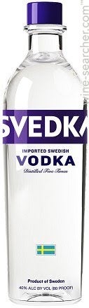 Svedka Vodka, Sweden