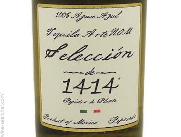 Artenom 'Seleccion de 1414' Tequila Reposado, Jalisco, Mexico