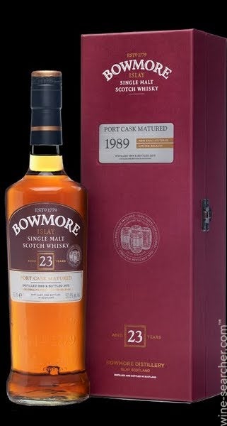 Bowmore 23 Year Old Port Cask Matured Single Malt Scotch Whisky, Islay, Scotland