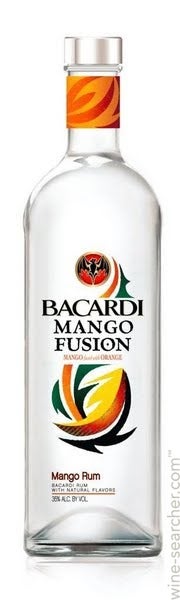 Bacardi Mango Fusion Rum, USA