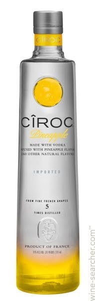 Ciroc Pineapple Grape Vodka, France