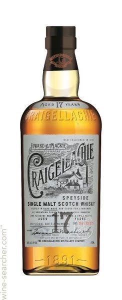 Craigellachie 17 Year Old Single Malt Scotch Whisky, Speyside, Scotland