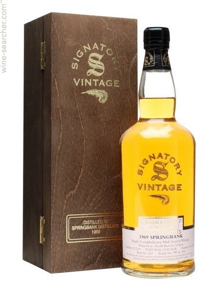 1969 Signatory Vintage Springbank 34 Year Old Single Malt Scotch Whisky, Campbeltown, Scotland