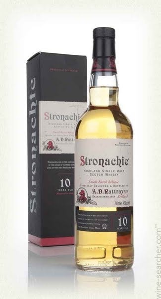 A.D. Rattray Stronachie Small Batch 10 Year Old Single Malt Scotch Whisky, Speyside, Scotland