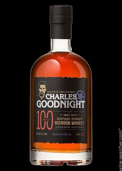 Charles Goodnight 100 Proof Small Batch Straight Bourbon Whiskey, Kentucky, USA