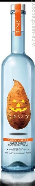 Spud Sweet Potato Pumpkin Spice Flavored Vodka, Poland