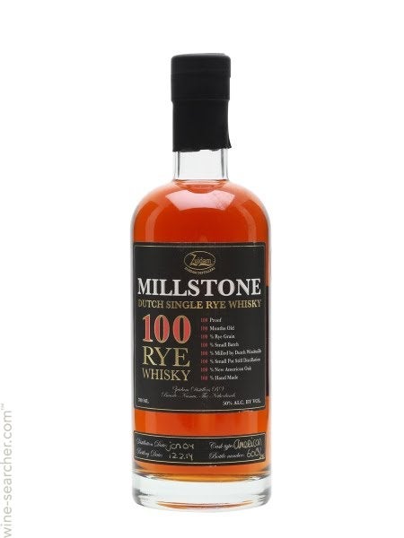 Zuidam Millstone '100' Rye Whisky, Netherlands