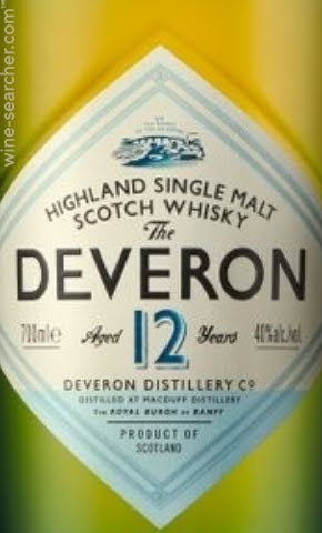 The Deveron 12 Year Old Single Malt Scotch Whisky, Speyside, Scotland