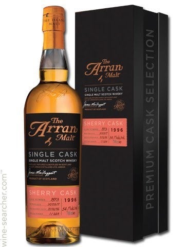 The Arran Malt Distillery Sherry Cask Single Malt Scotch Whisky, Isle of Arran, Scotland