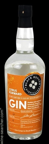 Black Button Distilling 'Citrus Forward' Gin, New York, USA