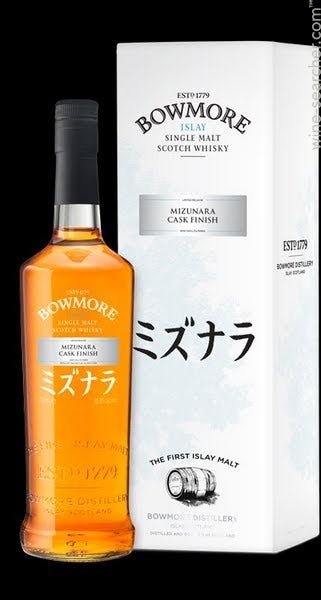 Bowmore Mizunara Cask Finish Single Malt Scotch Whisky, Islay, Scotland