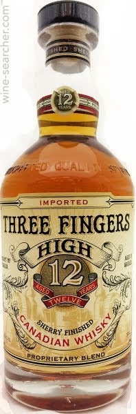 Three Fingers High 12 Year Old Sherry Finished Canadian Whisky, Canada