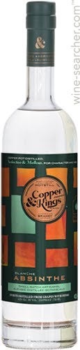 Copper & Kings Absinthe Blanche, Kentucky, USA