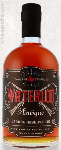 Treaty Oak Distilling Co. Waterloo Antique Barrel Reserve Gin, Texas, USA