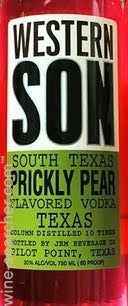 Western Son South Texas Prickly Pear Vodka, Texas, USA