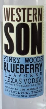 Western Son Piney Woods Blueberry Vodka, Texas, USA