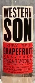 Western Son Ruby Red Grapefruit Vodka, Texas, USA