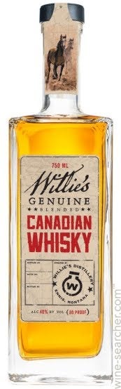 Willie's Genuine Canadian Whisky, Canada