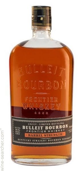 Bulleit Barrel Strength Straight Bourbon Frontier Whiskey, Kentucky, USA